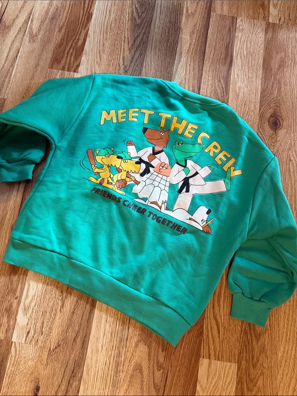 Zara 'Meet The Crew' Graphic Sweatshirt